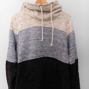 Turtleneck Sweater with a Hoodie